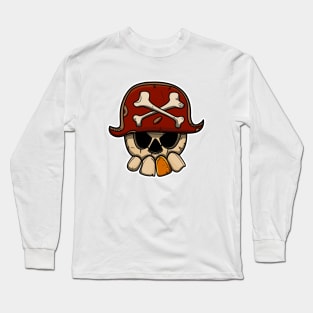 Captain Skull Long Sleeve T-Shirt